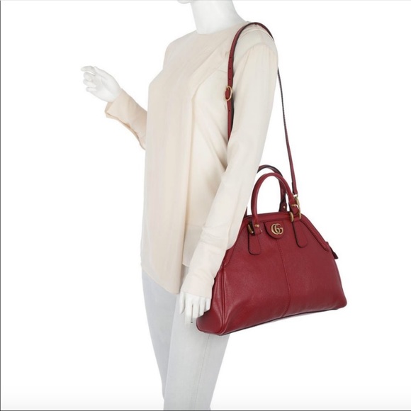 Gucci Re Belle Logo Medium Top Handle Crossbody - Picture 2 of 15